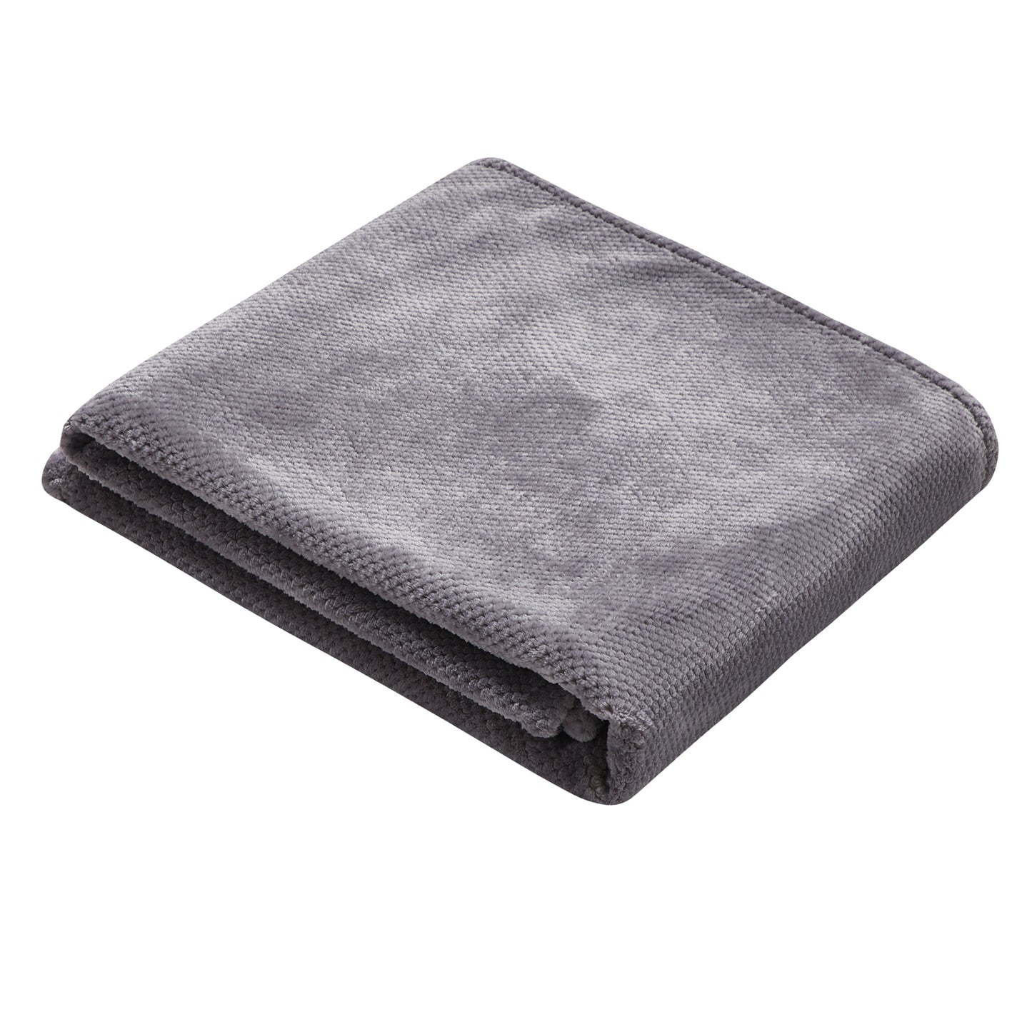 500 Series Micro Textured Oversized Throw - Gray