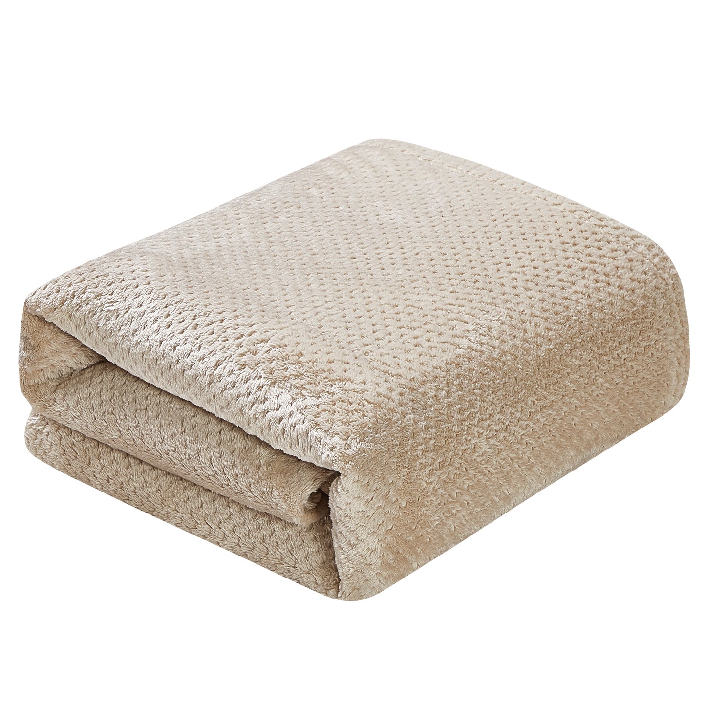 Classic Textured Fleece Blanket - Linen
