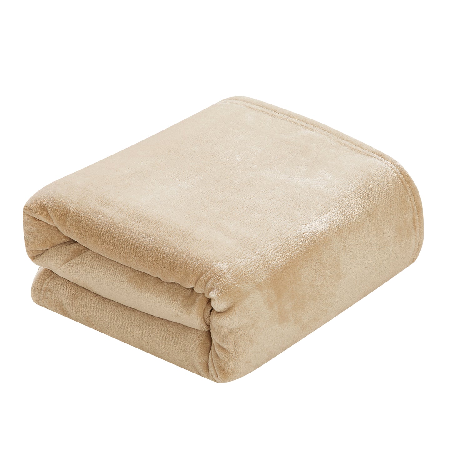 Classic Solid Fleece Blanket - Linen