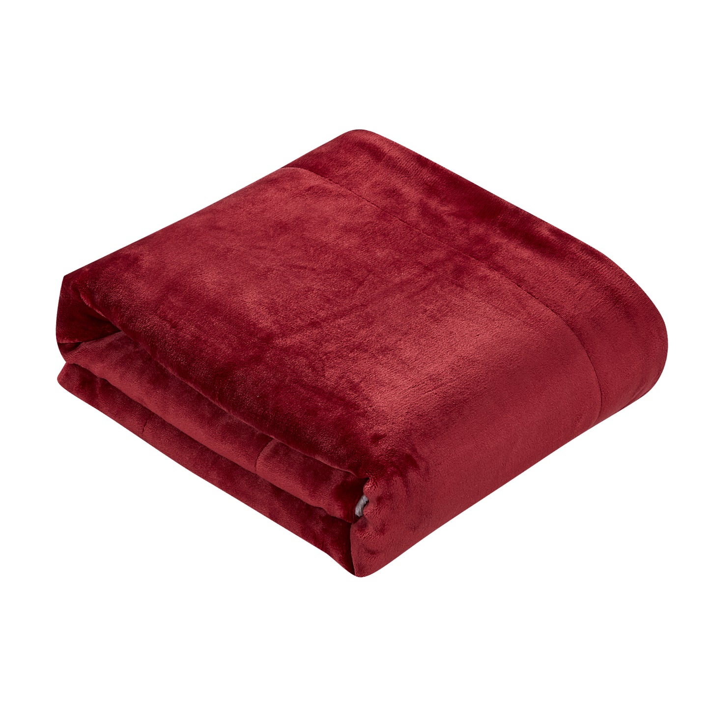Classic Sherpa Throw - Merlot