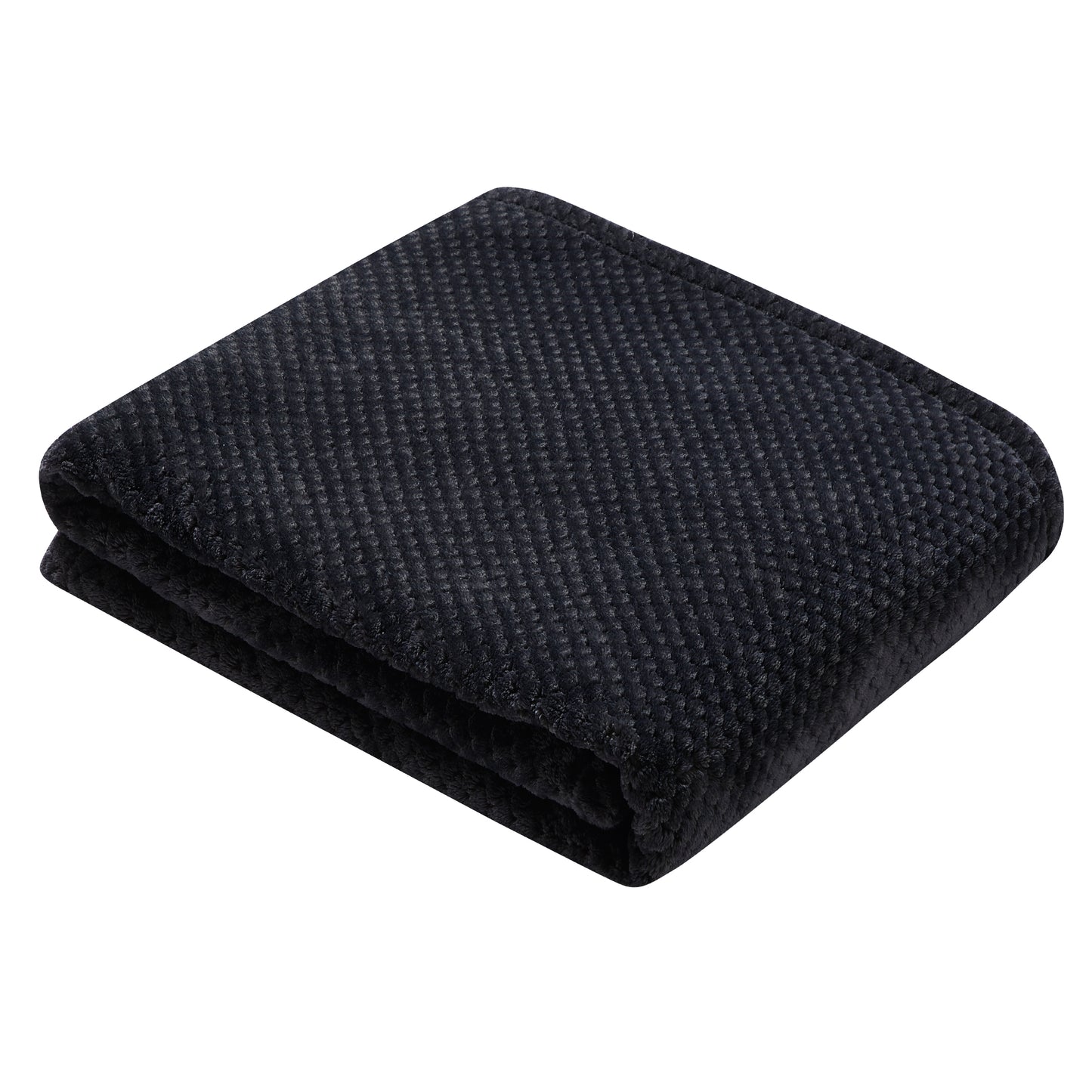 500 Series Classic Textured Oversized Throw - Midnight