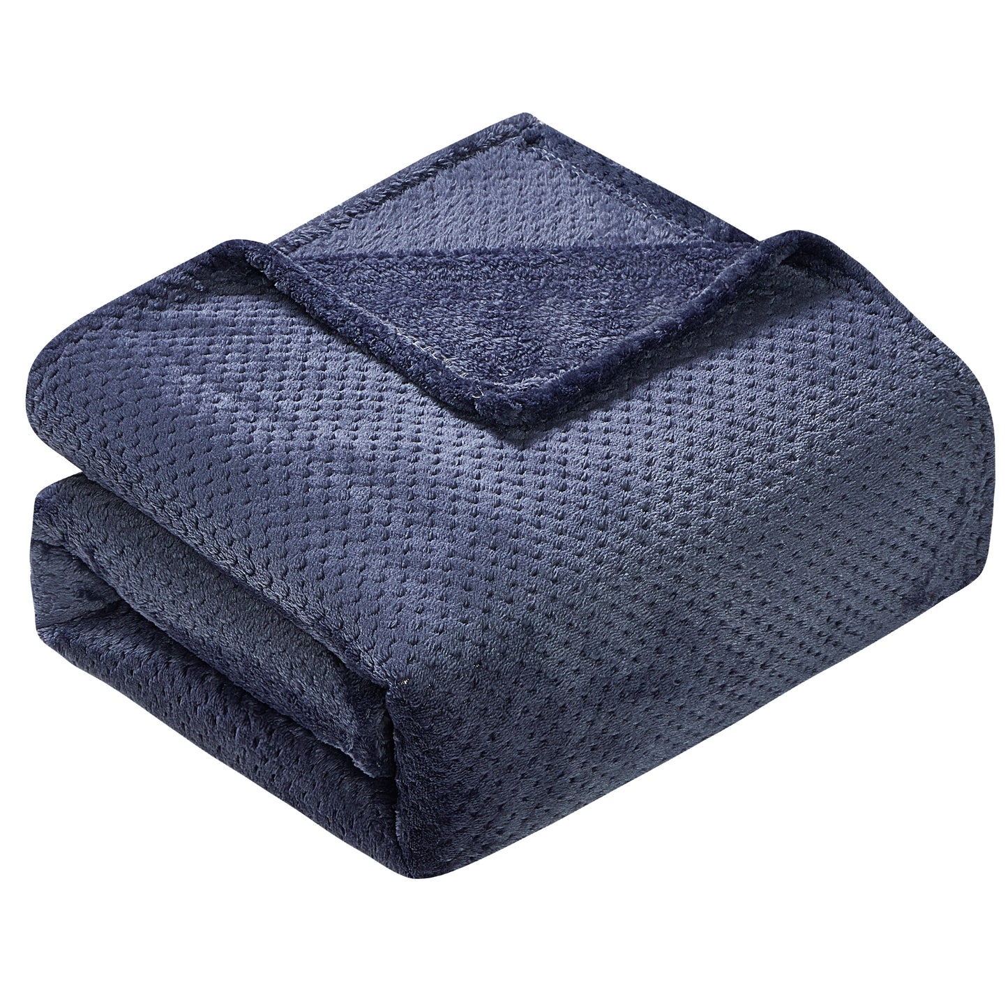 Classic Textured Fleece Blanket - Midnight