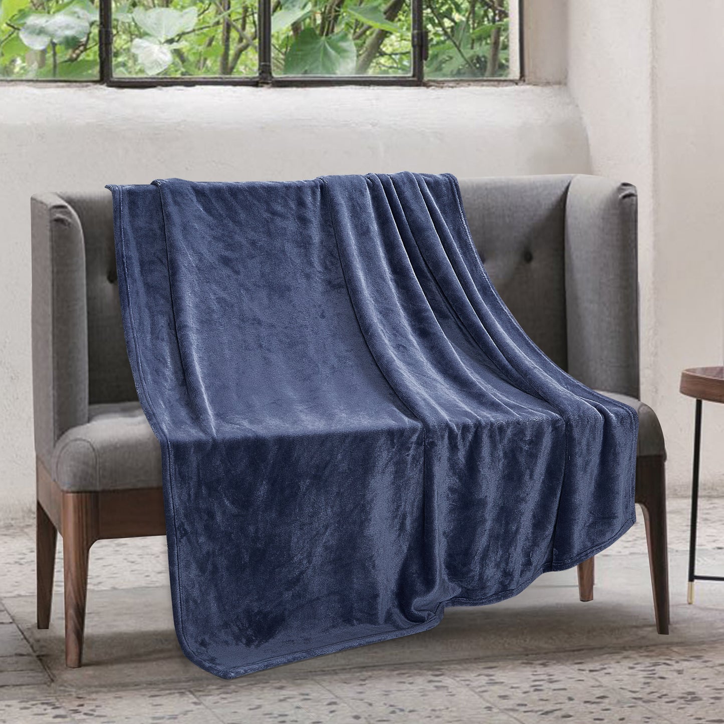 Classic Solid Fleece Blanket - Midnight