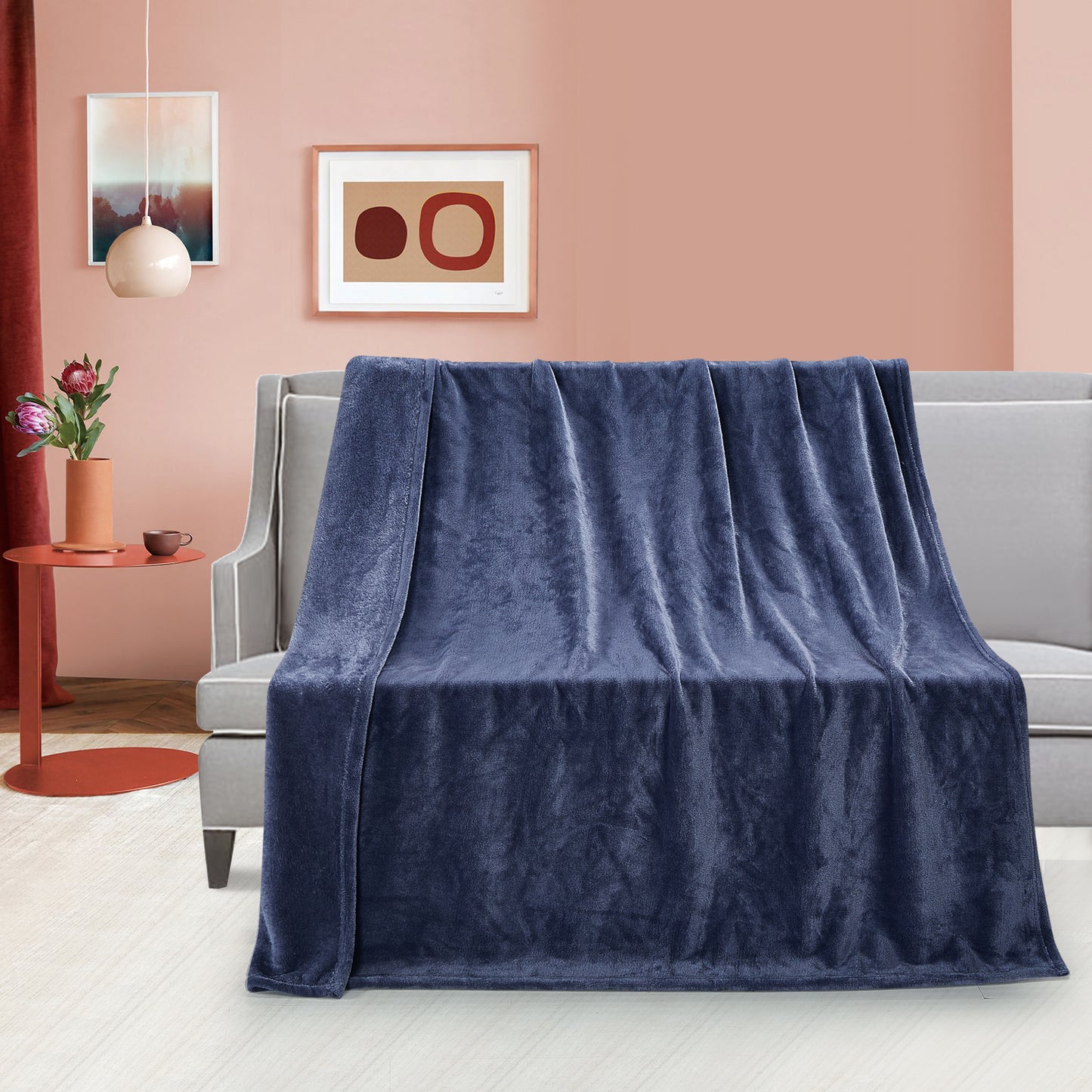 Classic Solid Fleece Blanket - Midnight