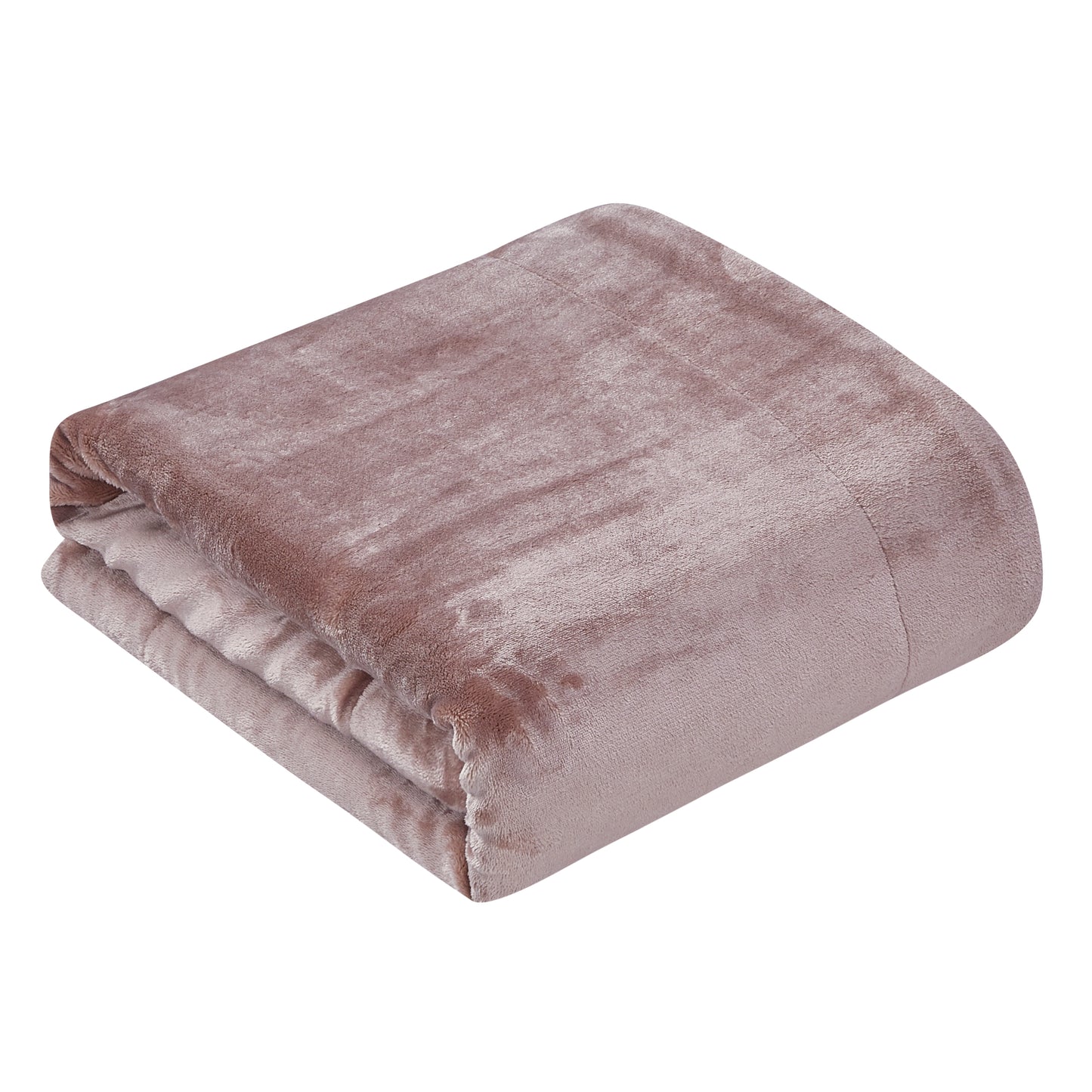 Classic Sherpa Throw - Saddle