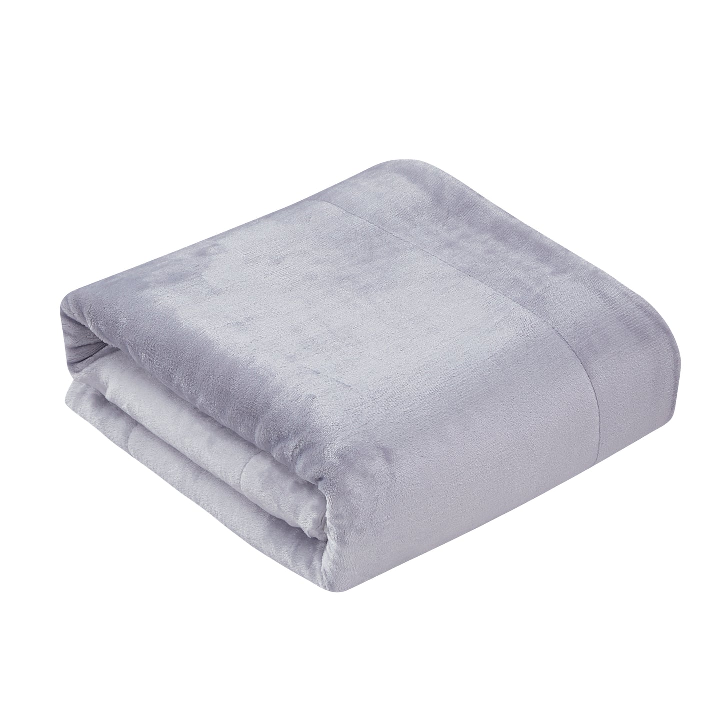 Classic Sherpa Throw - Silver
