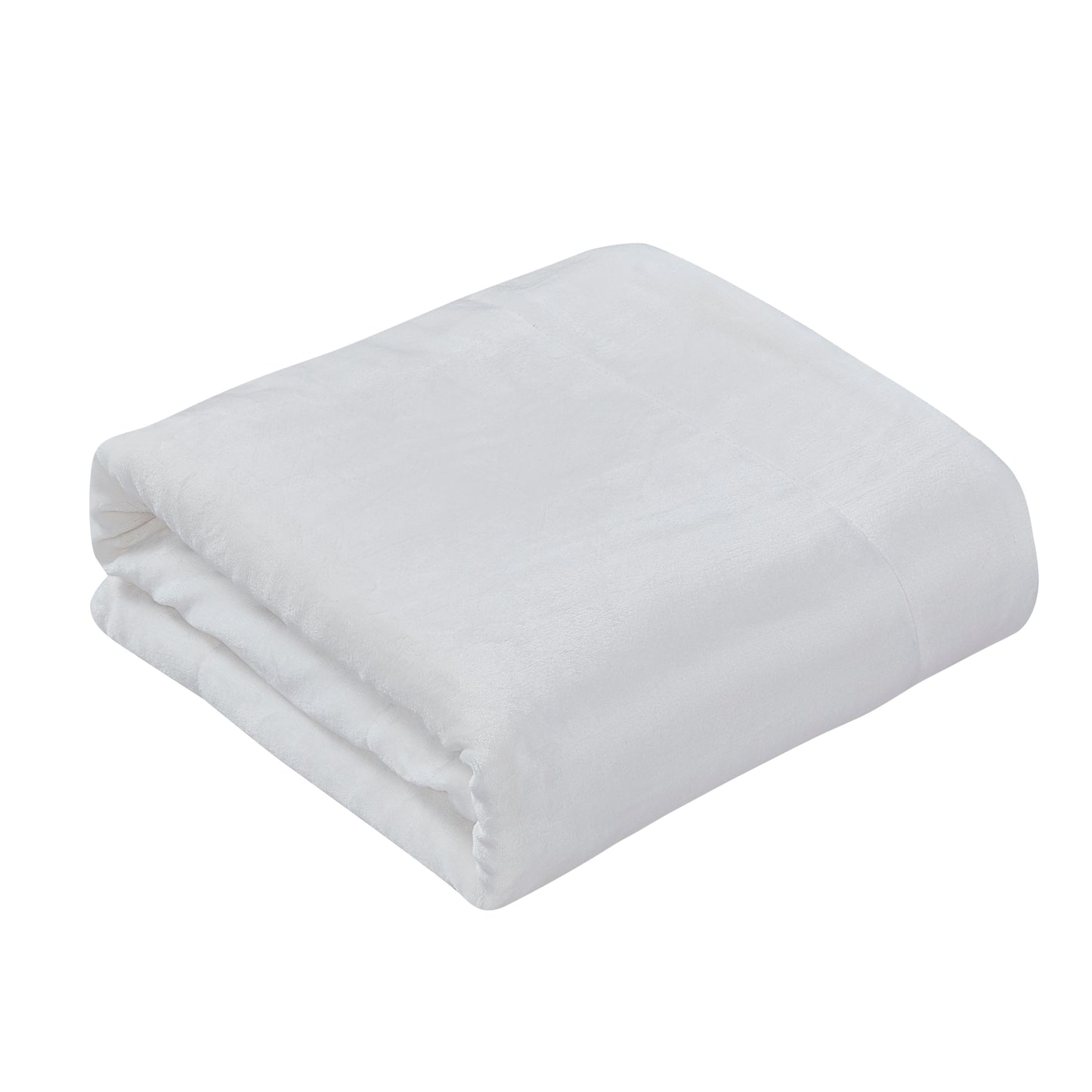 Classic Sherpa Throw - White