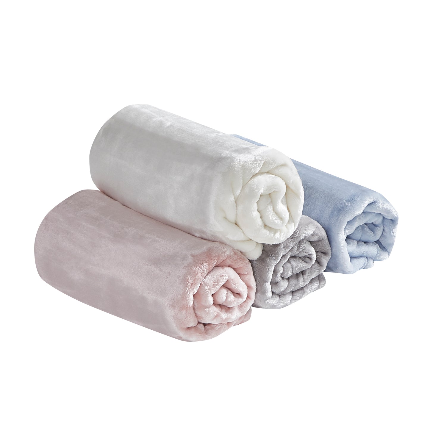 Mon Lapin by Thesis Solid 500 Series Ultra Plush Baby Blanket - Powder