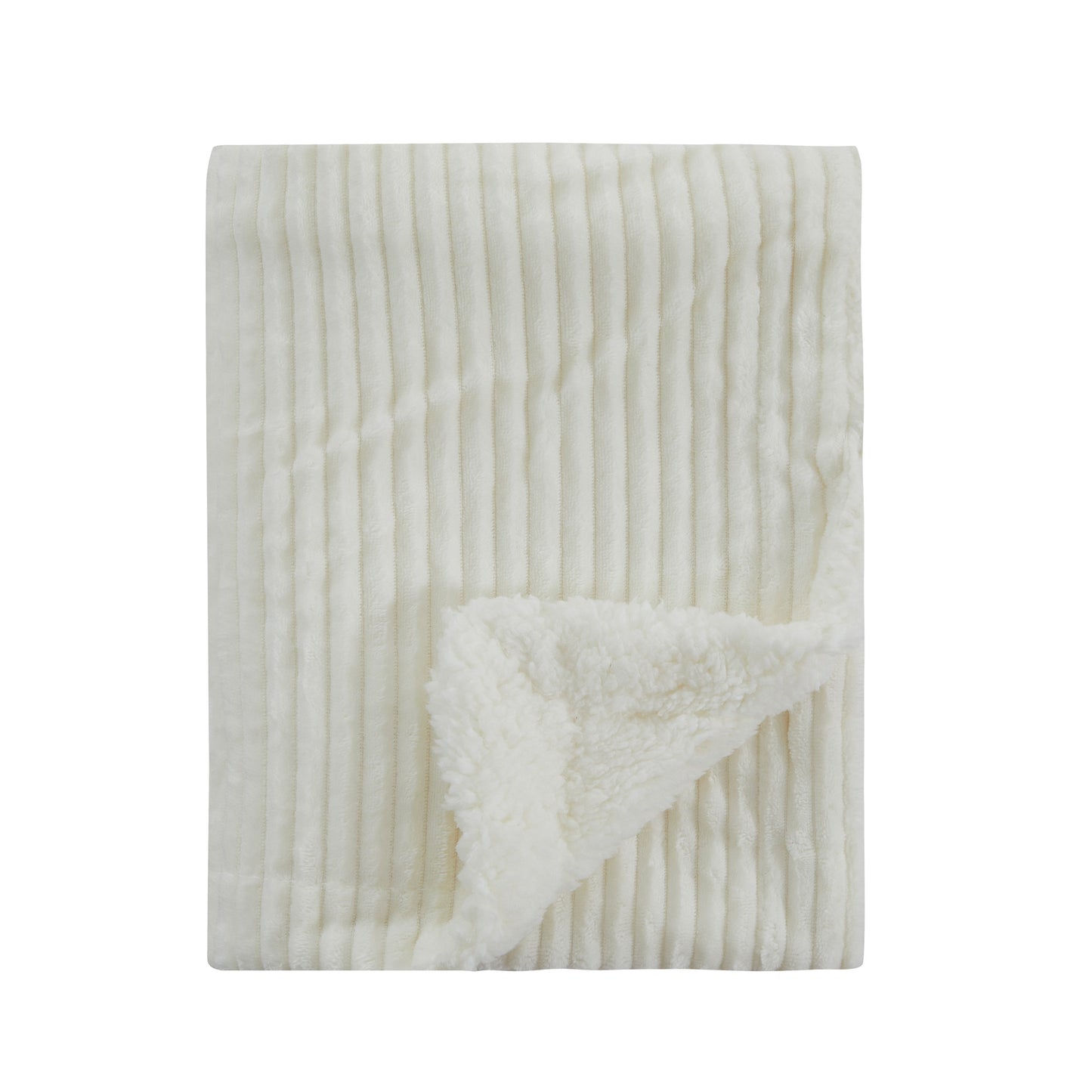 Mon Lapin by Thesis Textured Corduroy Embossed Baby Blanket - Ivory