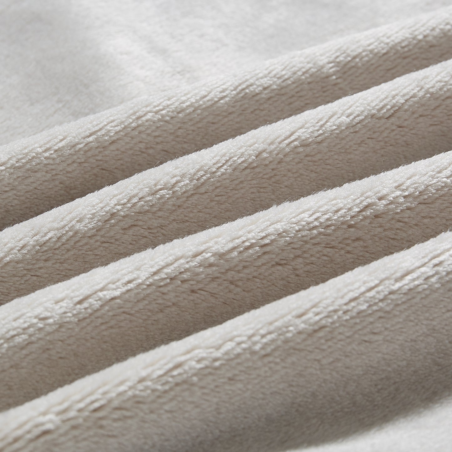 400 Series Solid Plush Blanket - Stone