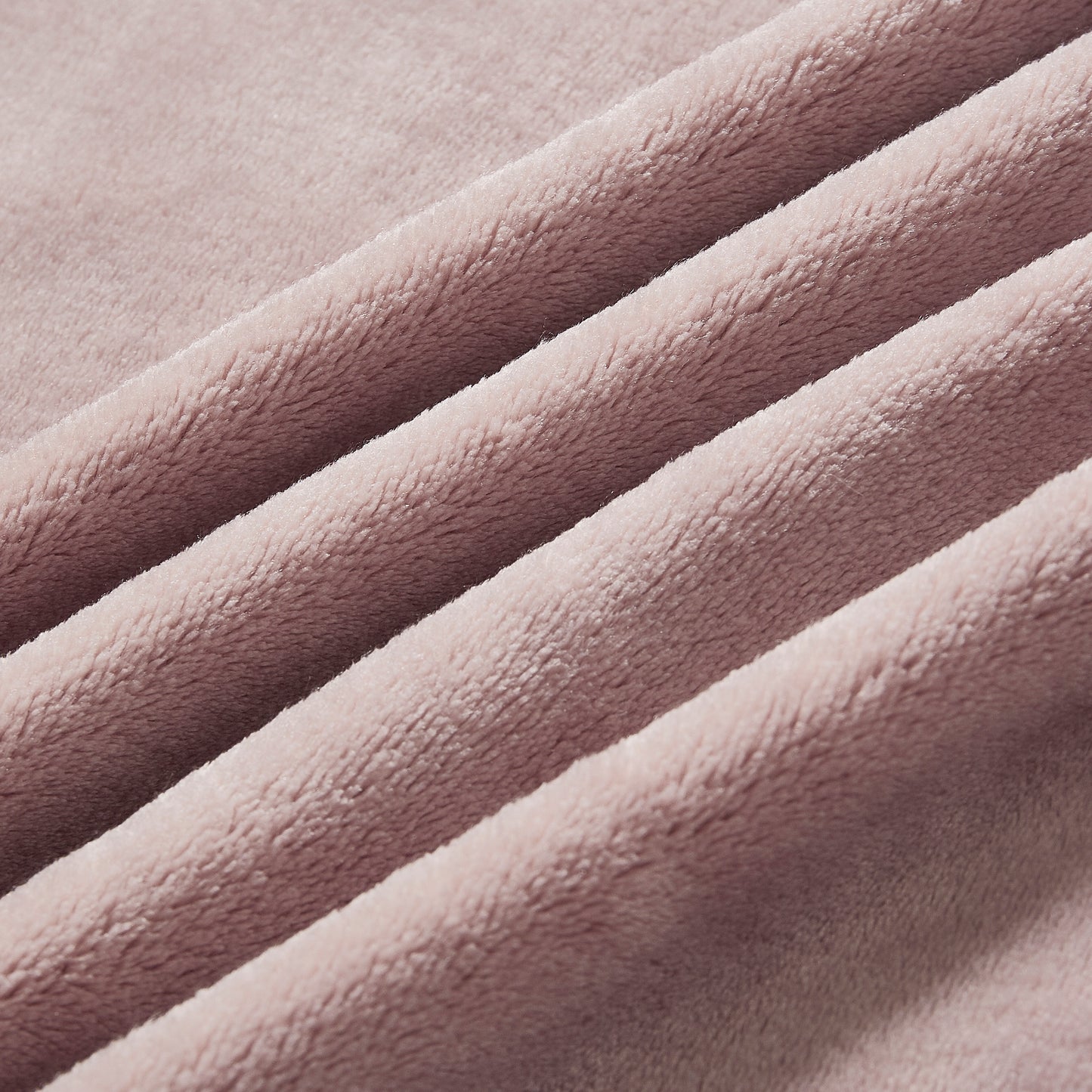 400 Series Solid Plush Blanket - Mauve