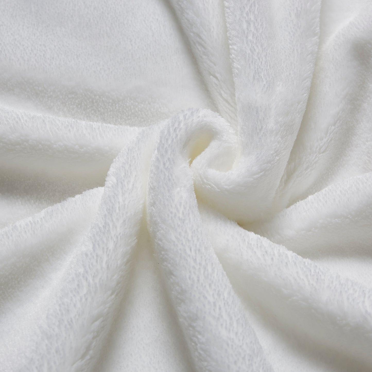 400 Series Solid Plush Blanket - Ivory