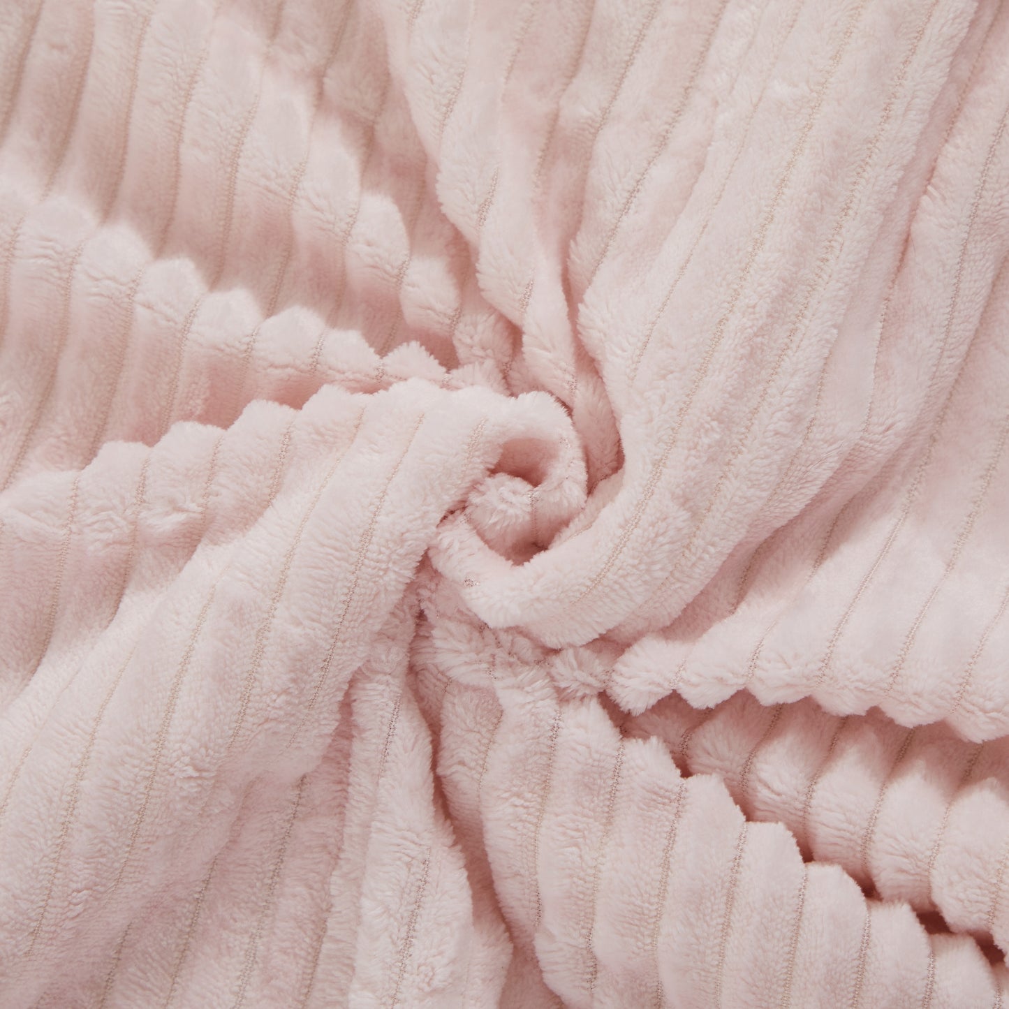 Mon Lapin by Thesis Textured Corduroy Embossed Baby Blanket - Rose