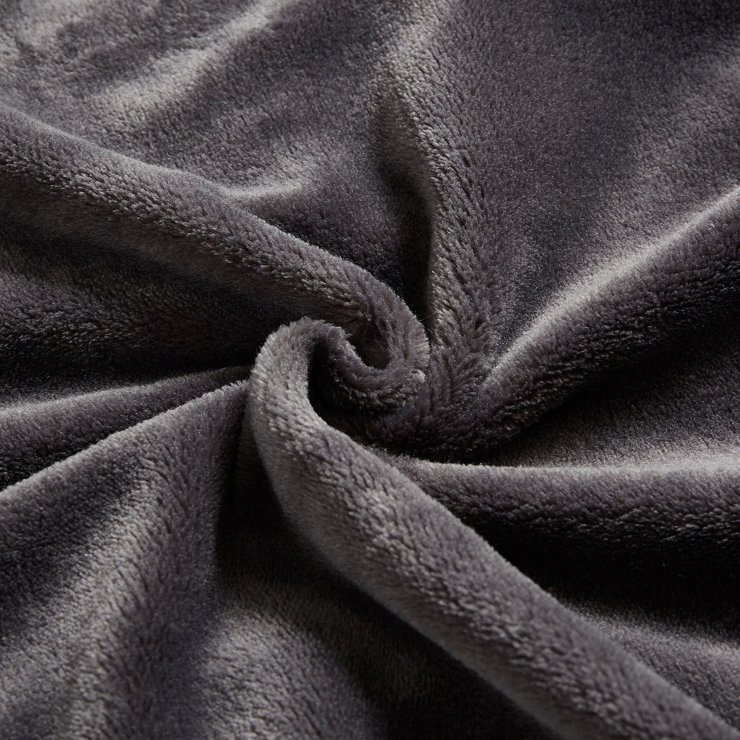 400 Series Solid Plush Blanket - Iron