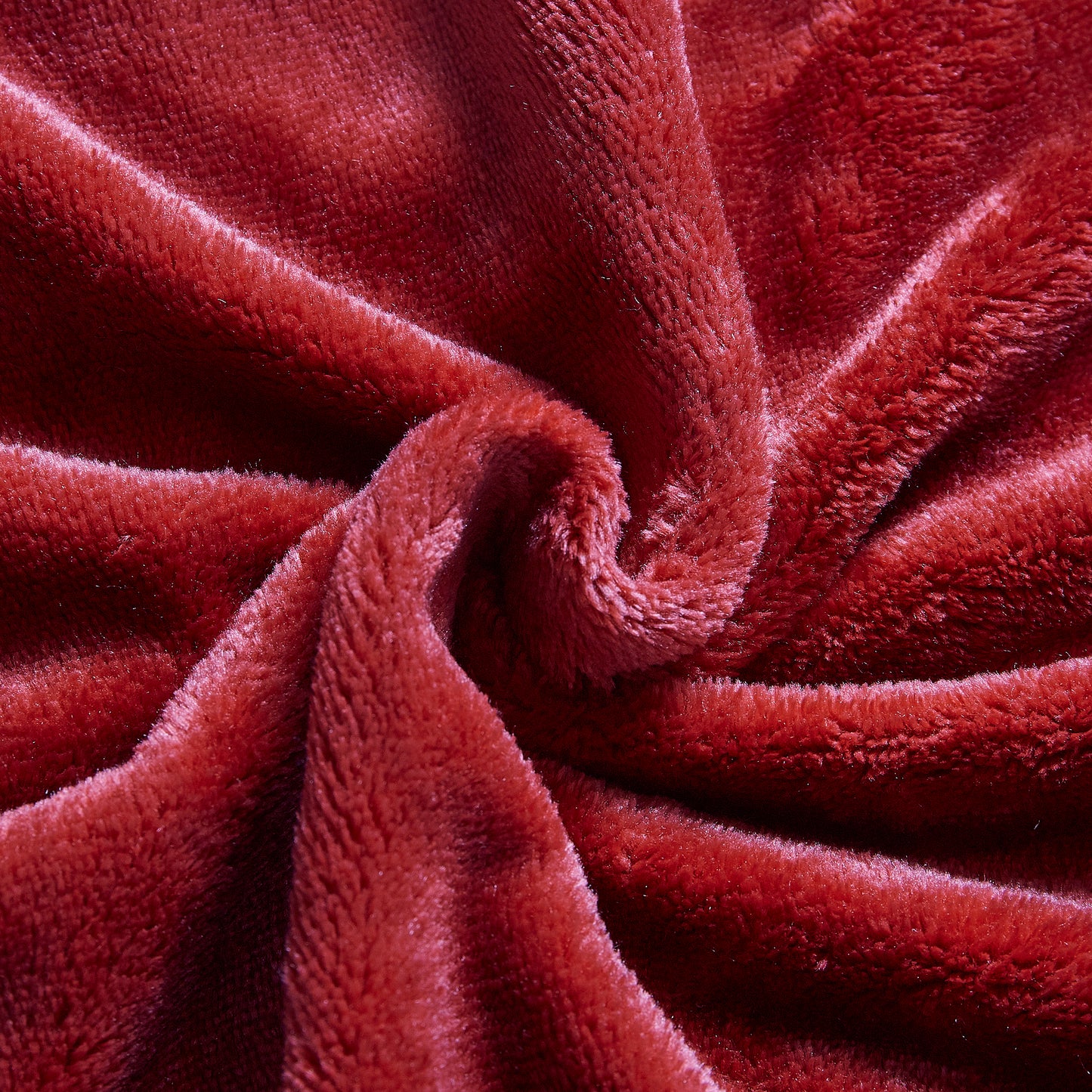 400 Series Solid Plush Blanket - Red