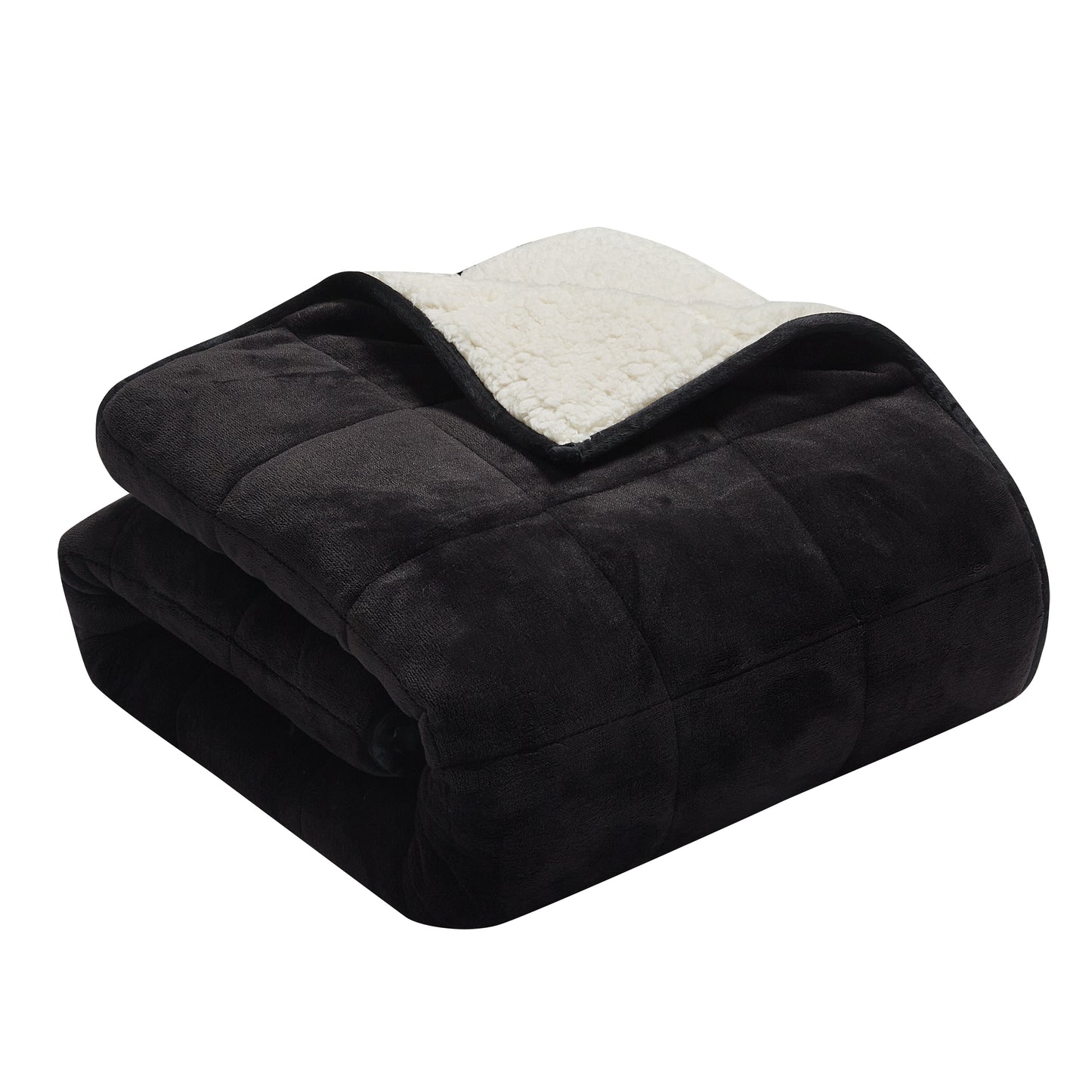 Weighted Blanket with Premium Glass Beads 10lbs - Black