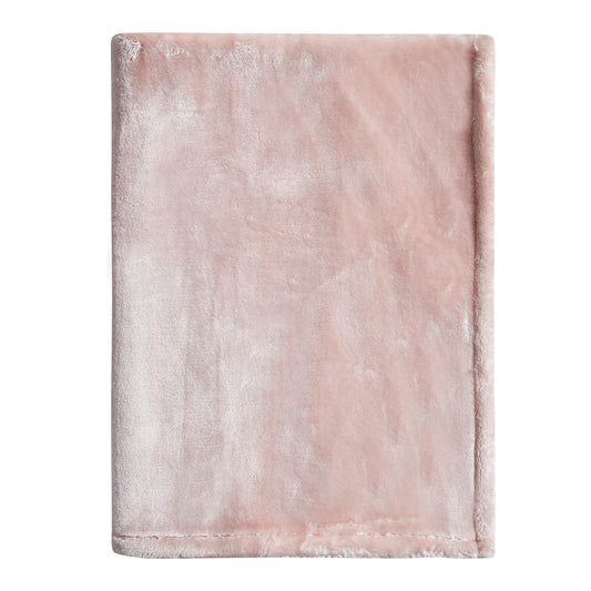 Mon Lapin by Thesis Solid 500 Series Ultra Plush Baby Blanket - Rose