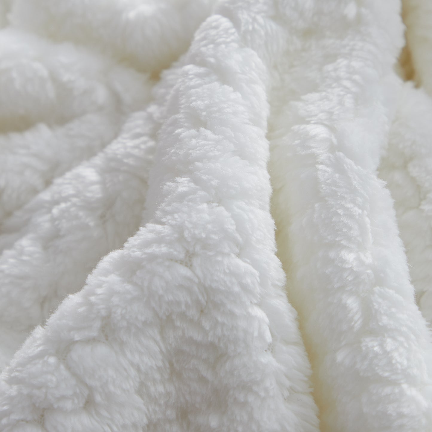 350 Series Classic Textured Blanket - White
