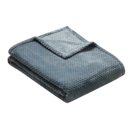 500 Series Classic Textured Oversized Throw - Mineral
