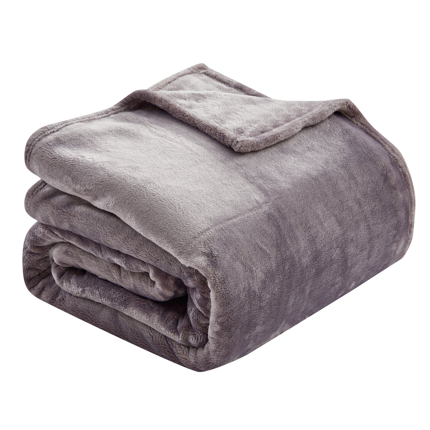 500 Series Solid Ultra Plush Blanket - Silver Mauve