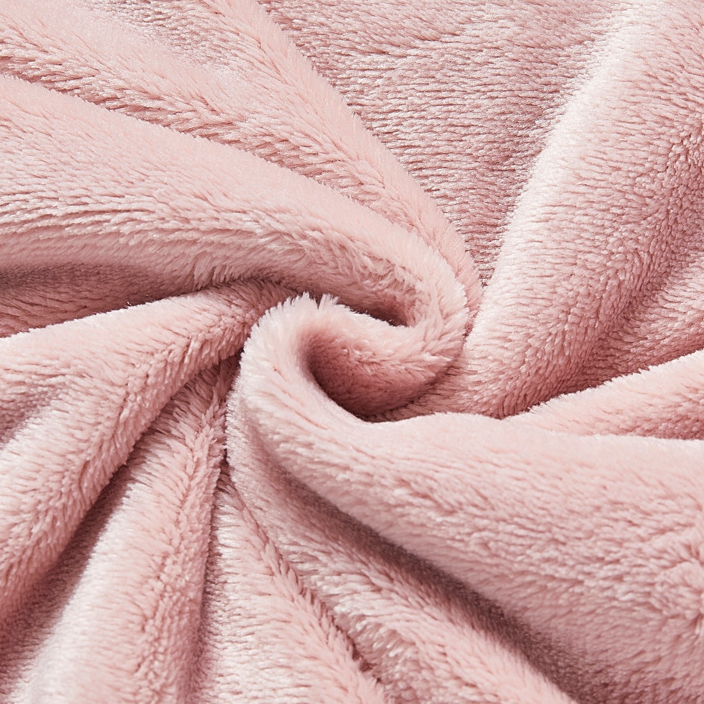Classic Solid Fleece Blanket - Blush