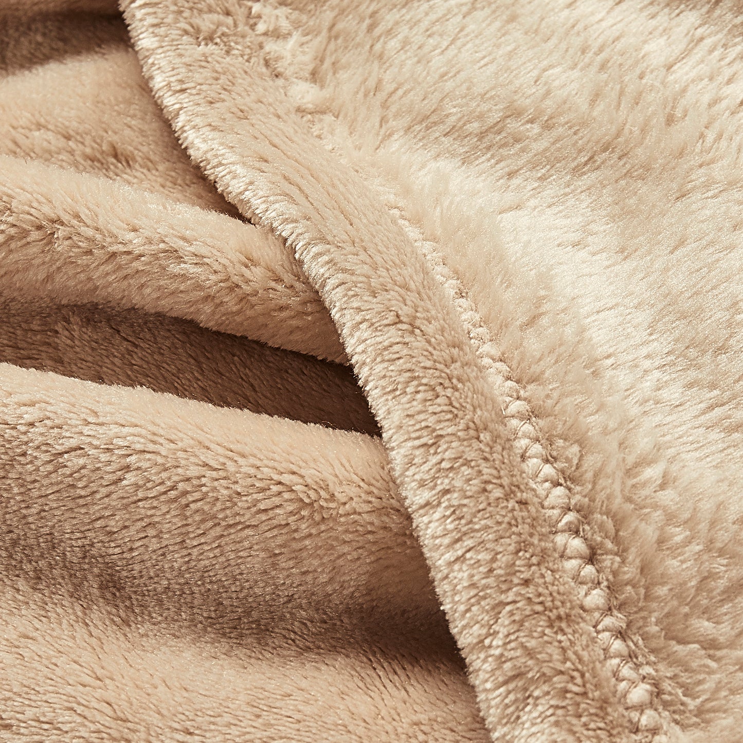 Classic Solid Fleece Blanket - Linen