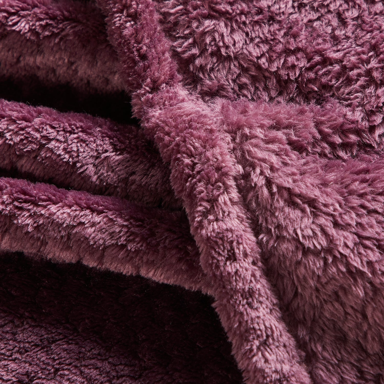 Textured clearance fleece blanket