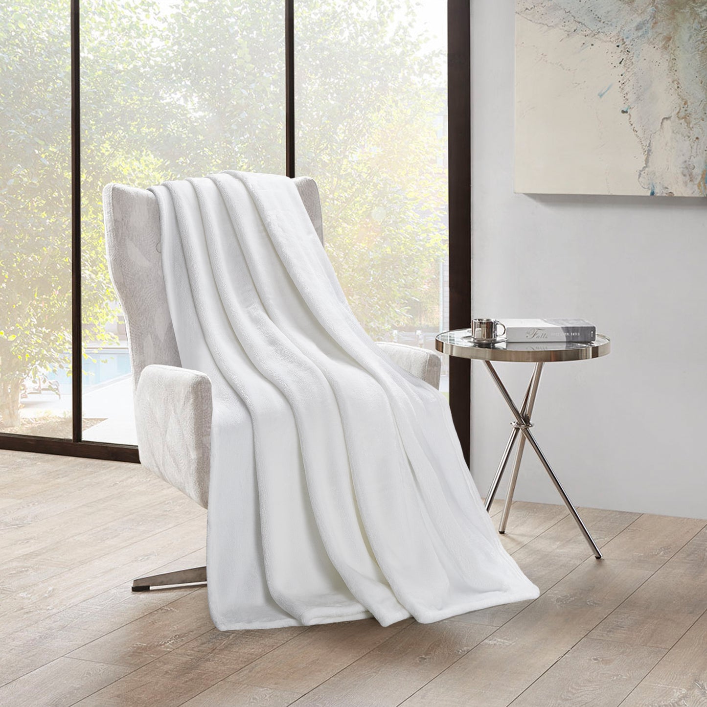 500 Series Solid Ultra Plush Blanket - Ivory
