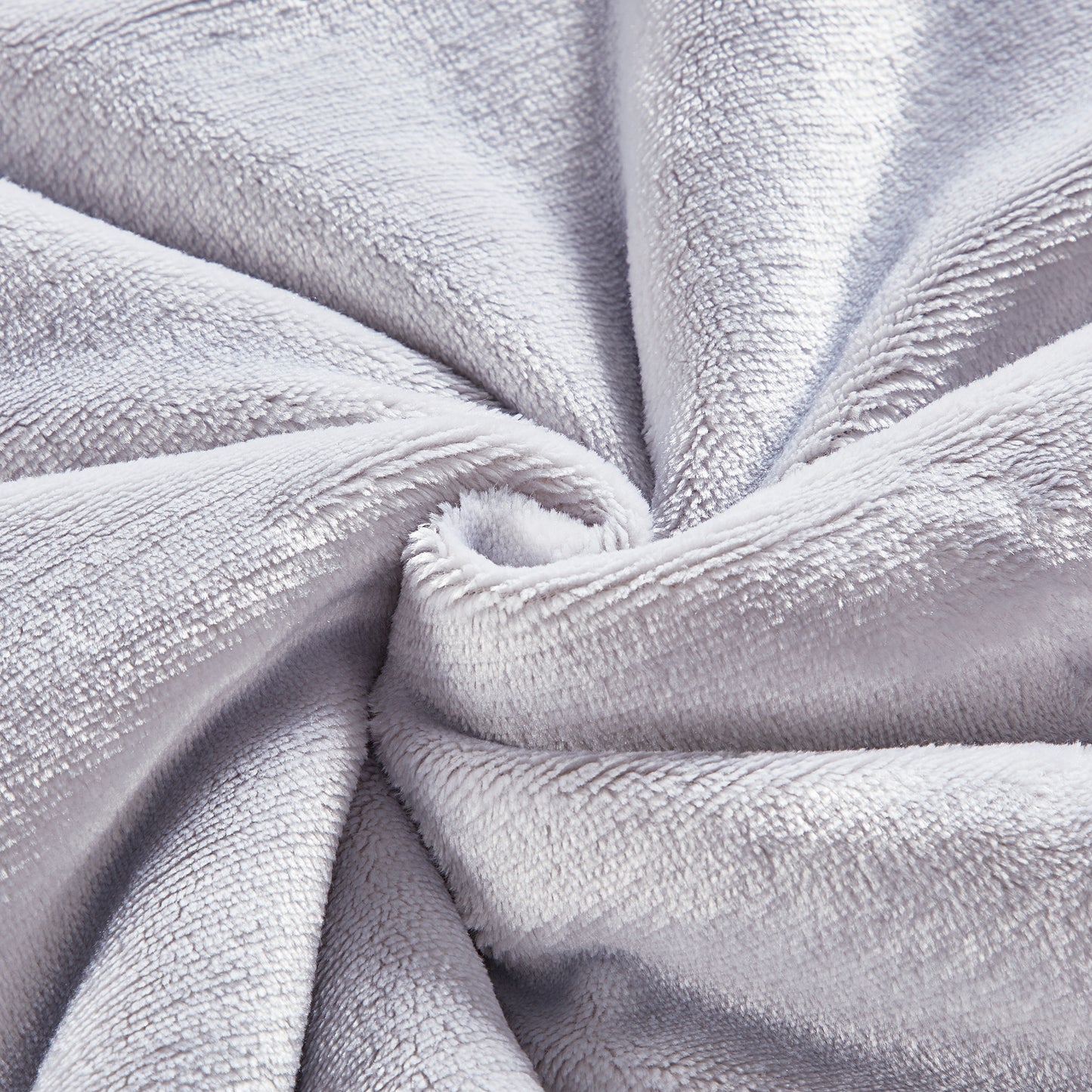 Classic Sherpa Throw - Silver
