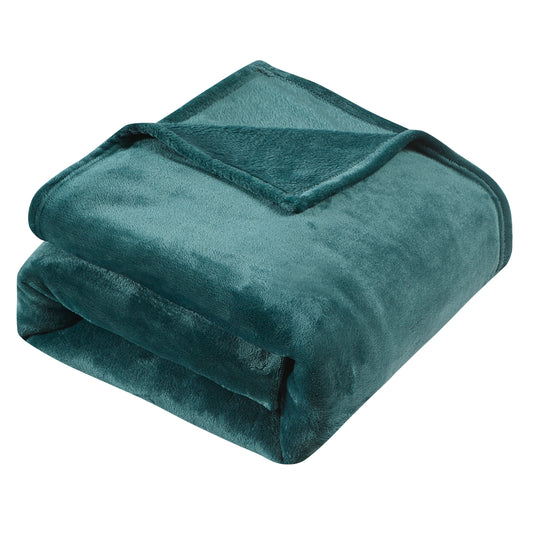 Classic Solid Fleece Blanket - Teal